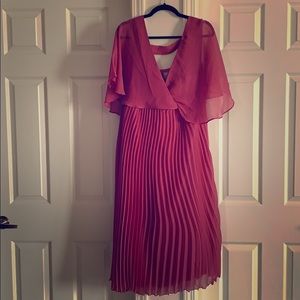 ASOS pleated midi dress